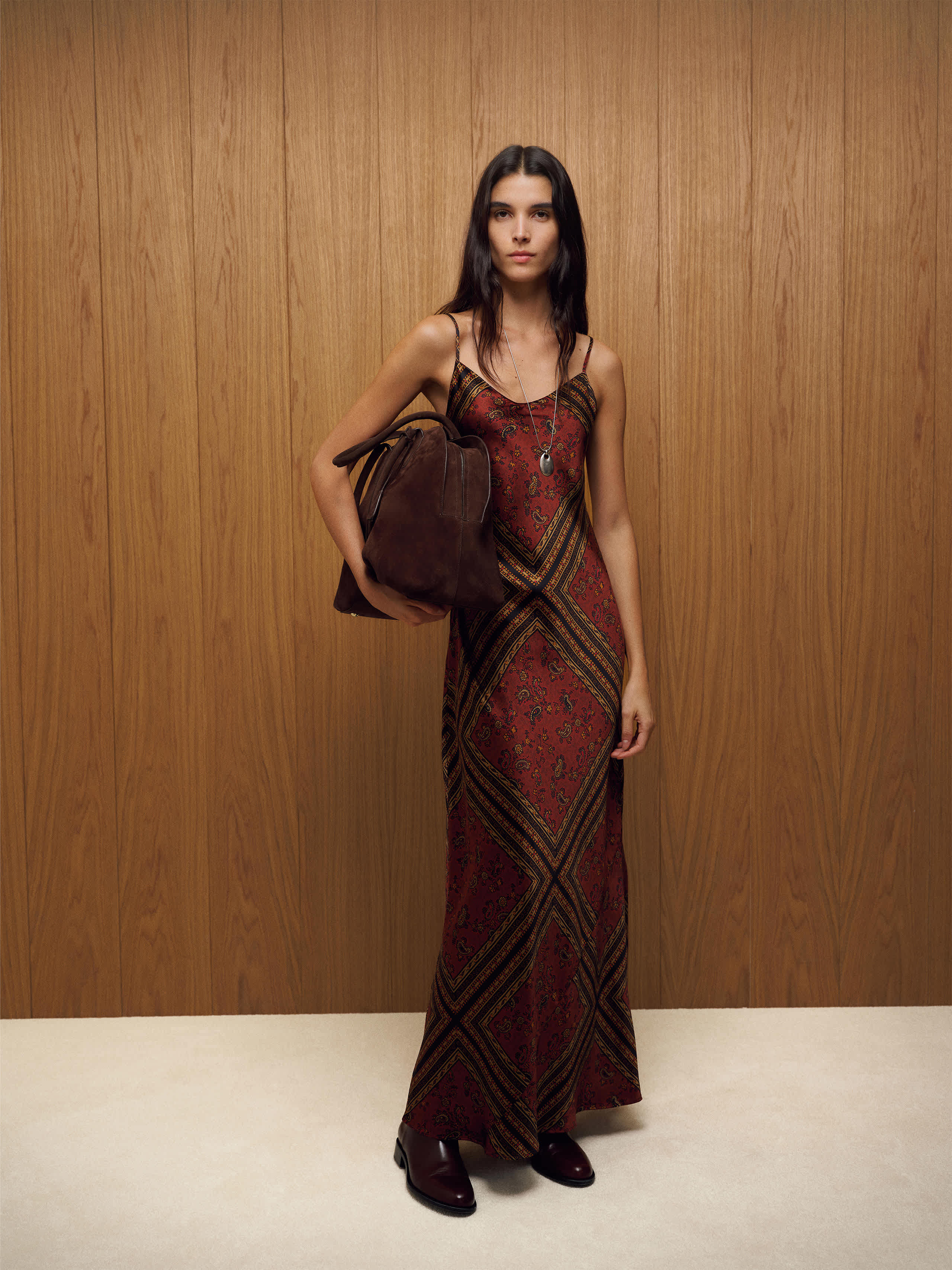 Reformation Parma Silk Dress In Red