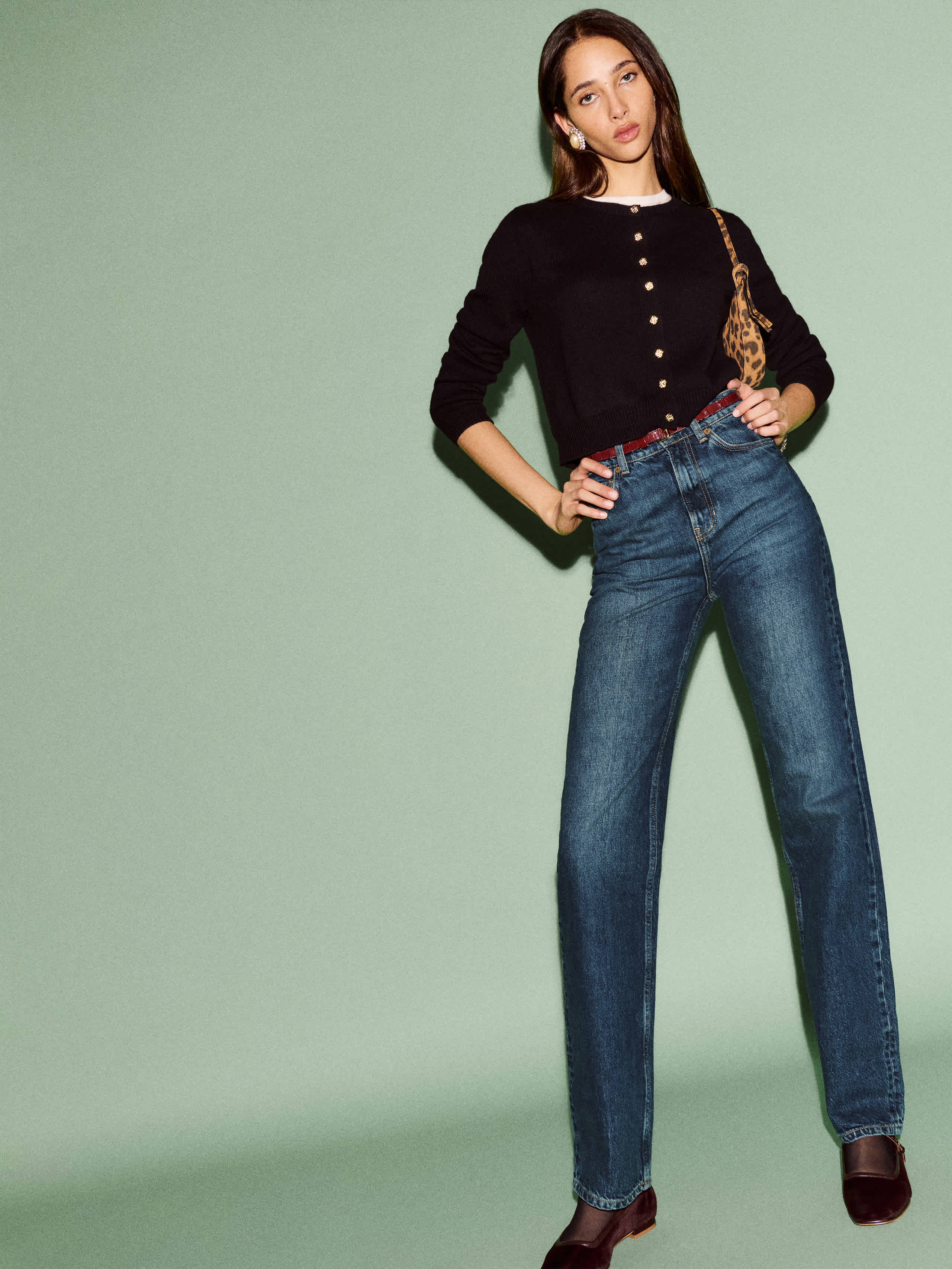 Cary High Rise Slouchy Wide Leg Jeans