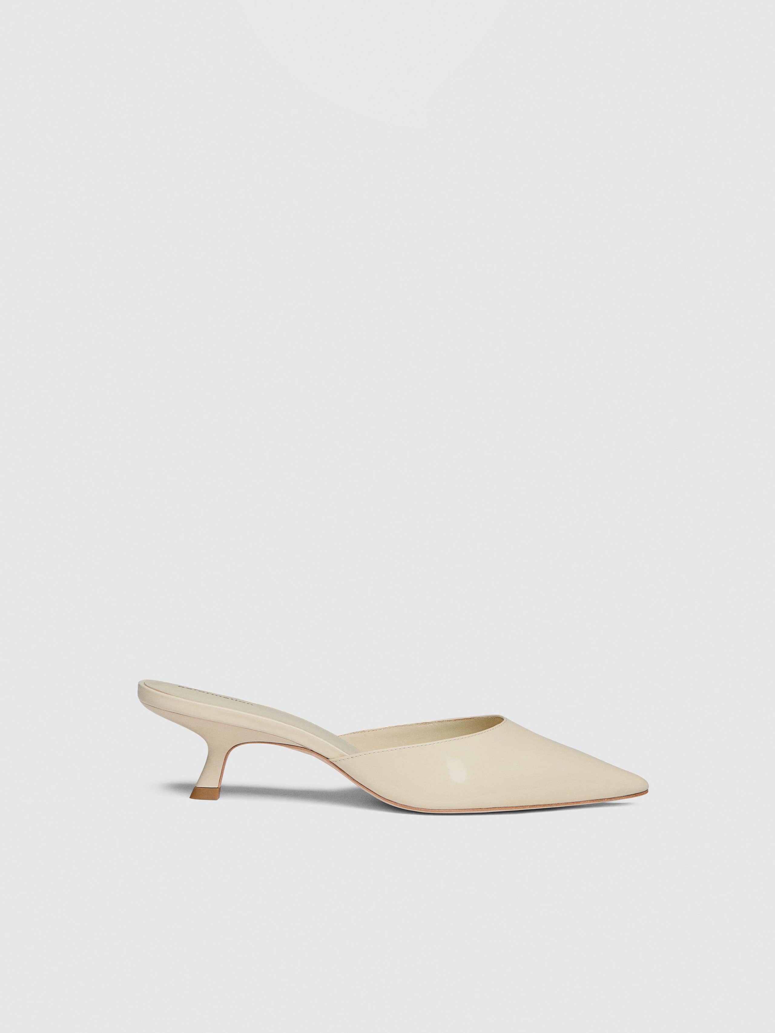 Reformation Wilda Kitten Mule In Brown