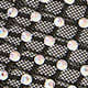 Black Rhinestone Mesh