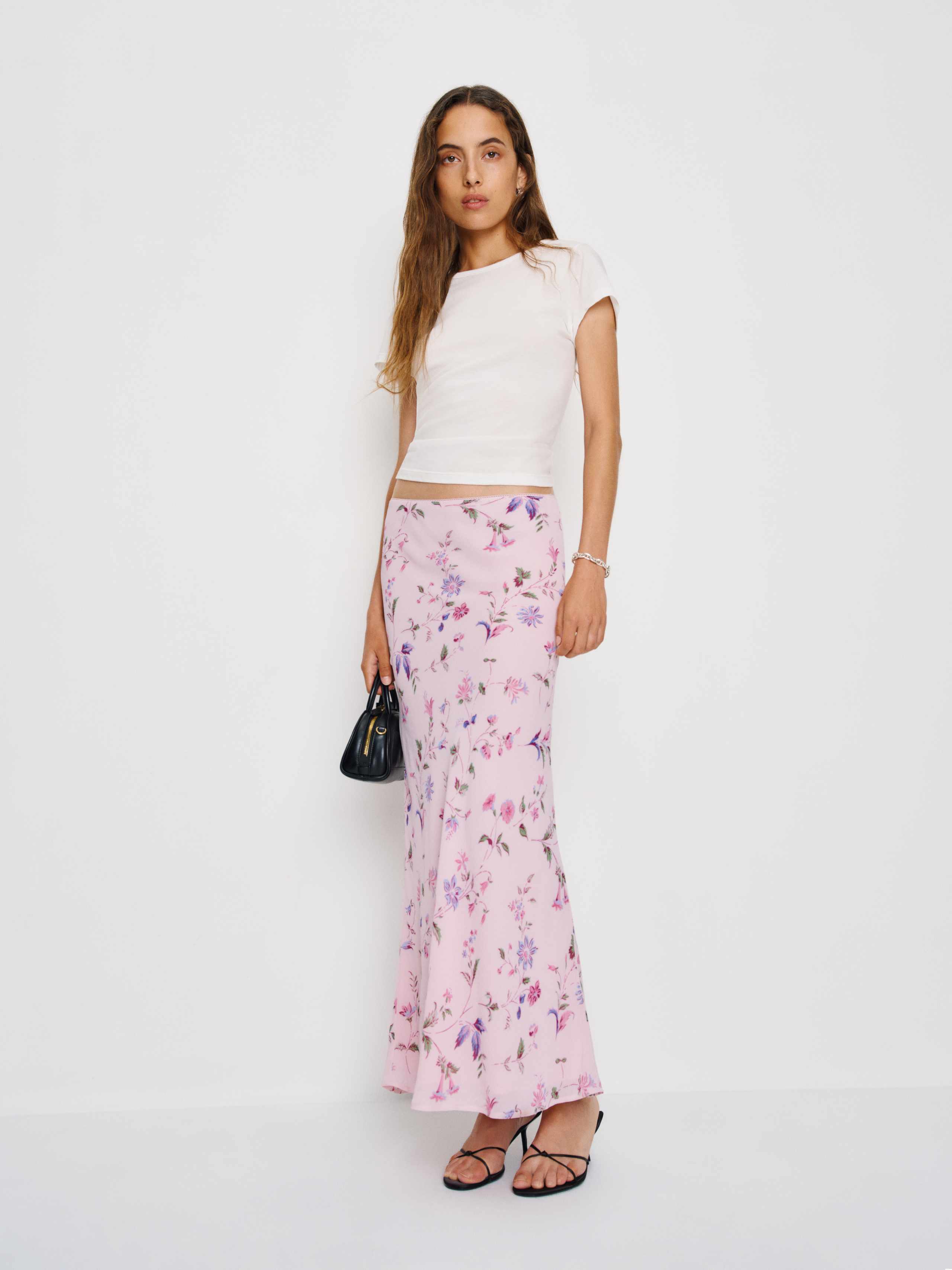 Reformation Layla Skirt In Multi