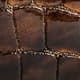 Dark Brown Croc-effect