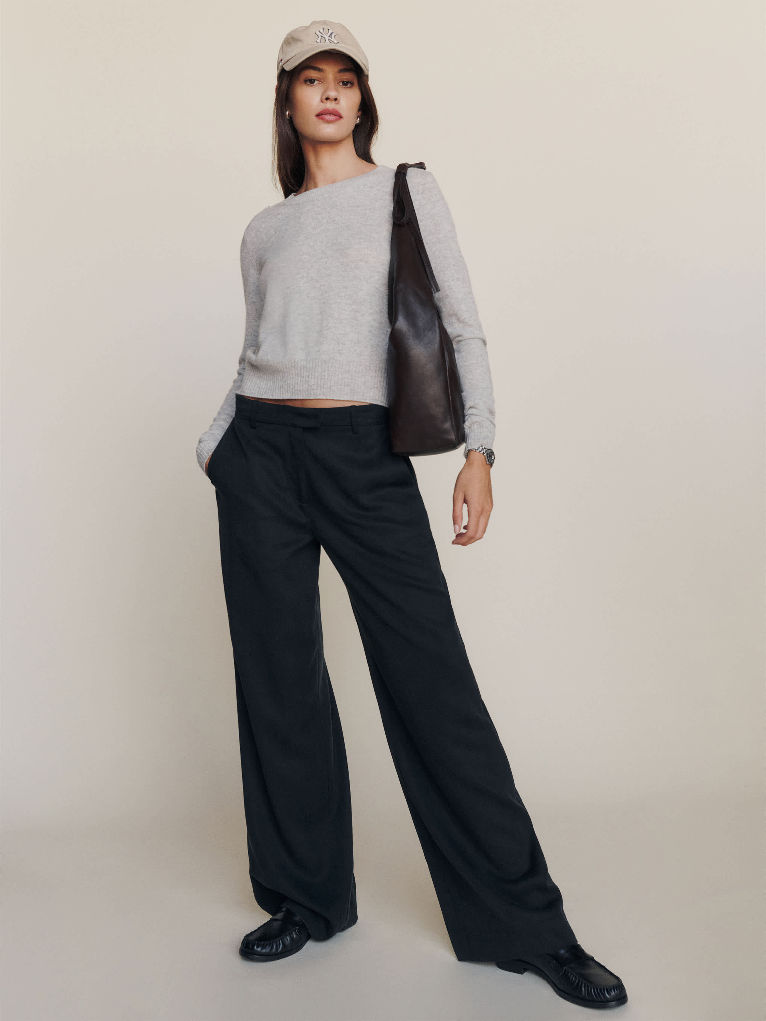 Vida Low Rise Linen Pant