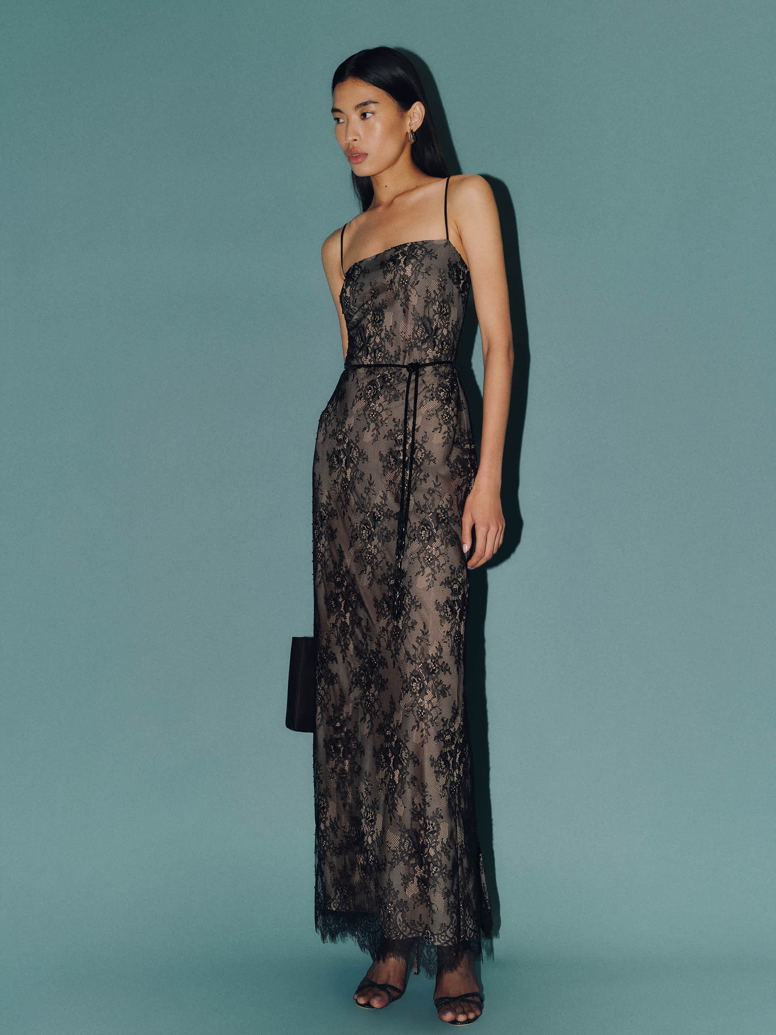 Reformation Frankie Dress In Brown