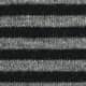 Noir/Rayures grises