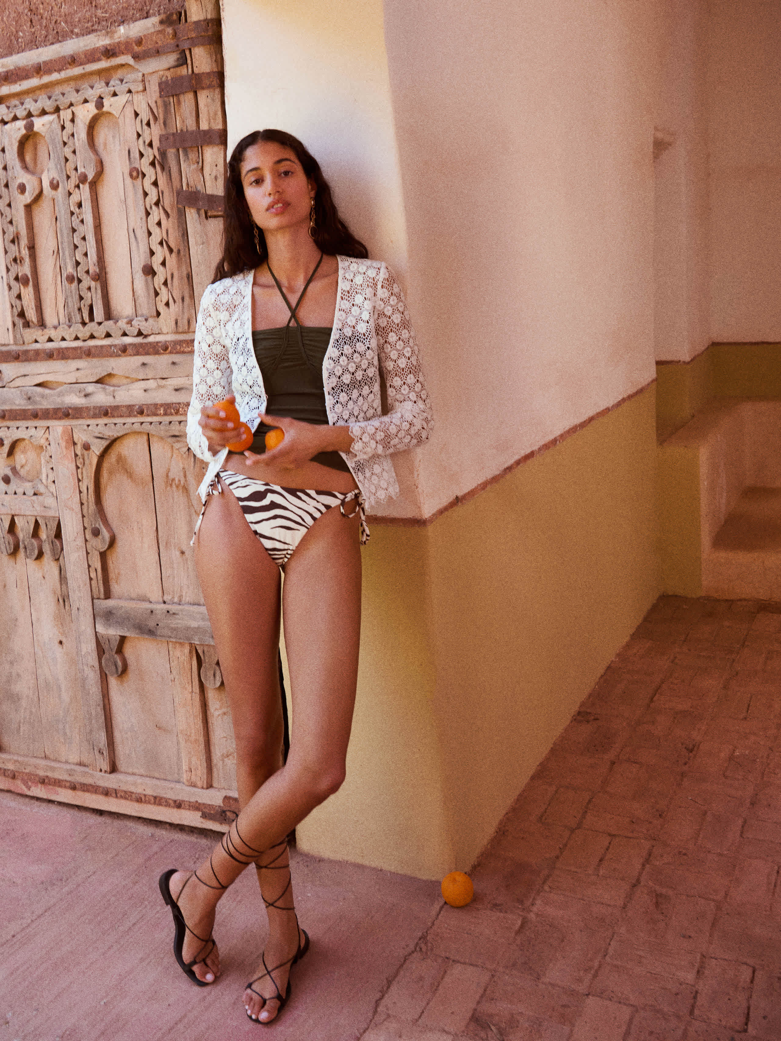 Reformation Elba Bikini Bottom In Wild