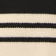 Cream Black Stripe