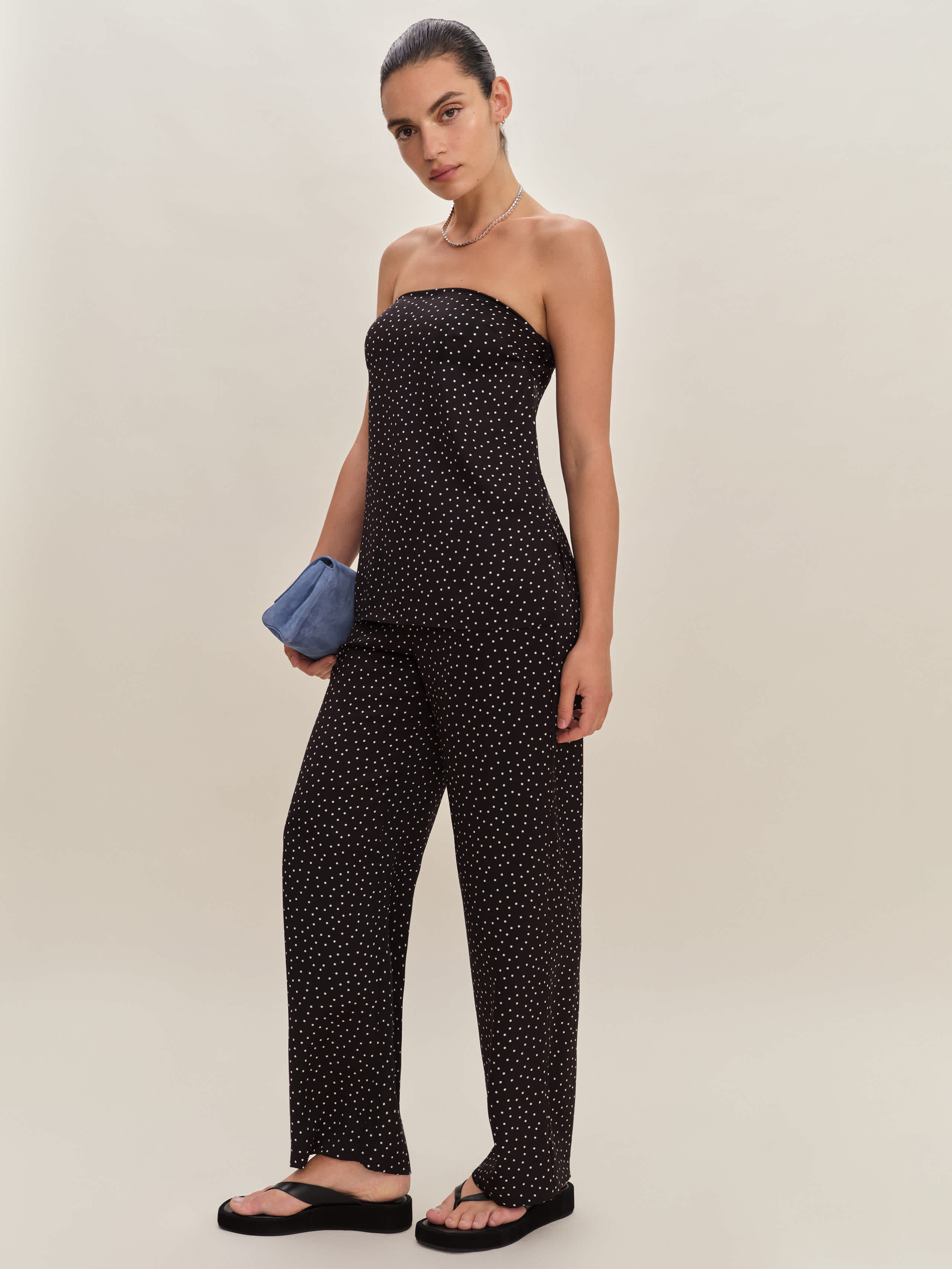 Reformation Ensemble En Satin Alleia In Black
