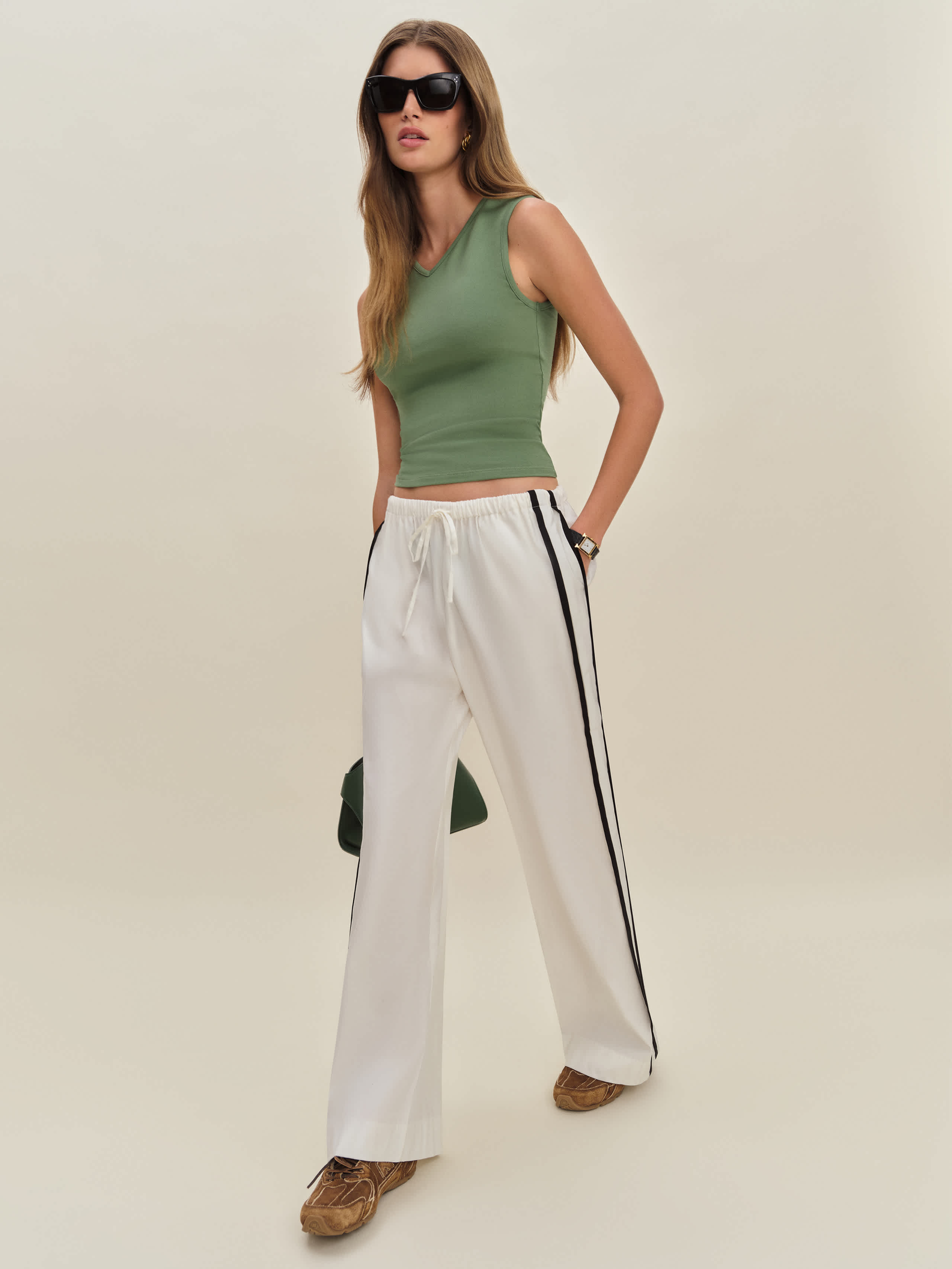Reformation Petites Julien Poplin Pant