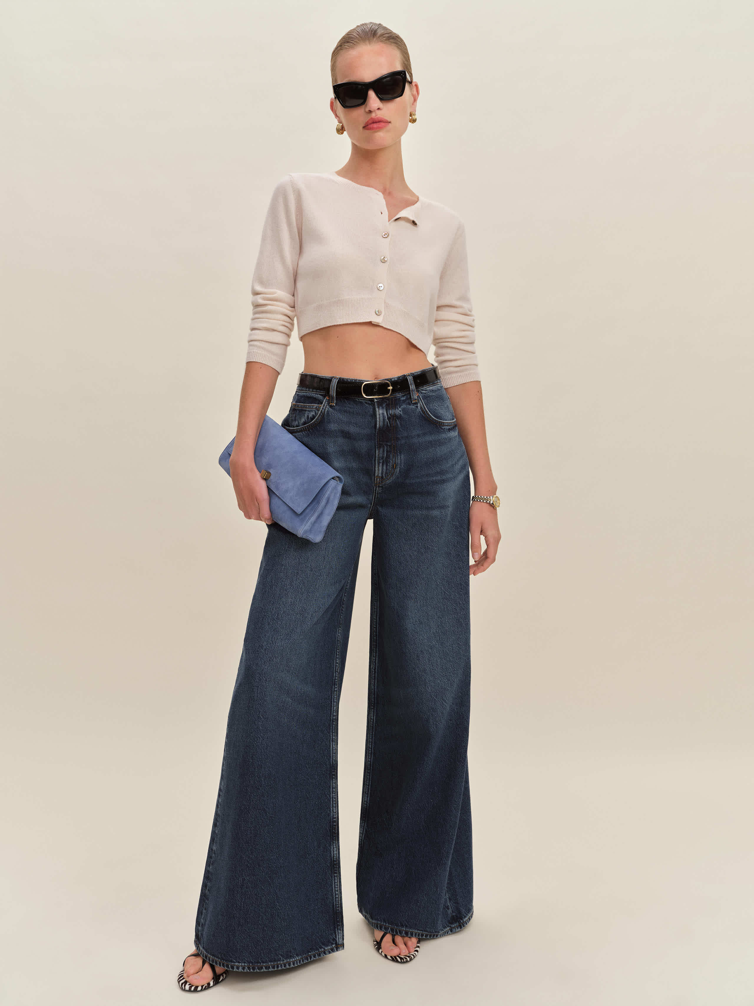 Reformation Addyson High Rise Wide Leg Jeans