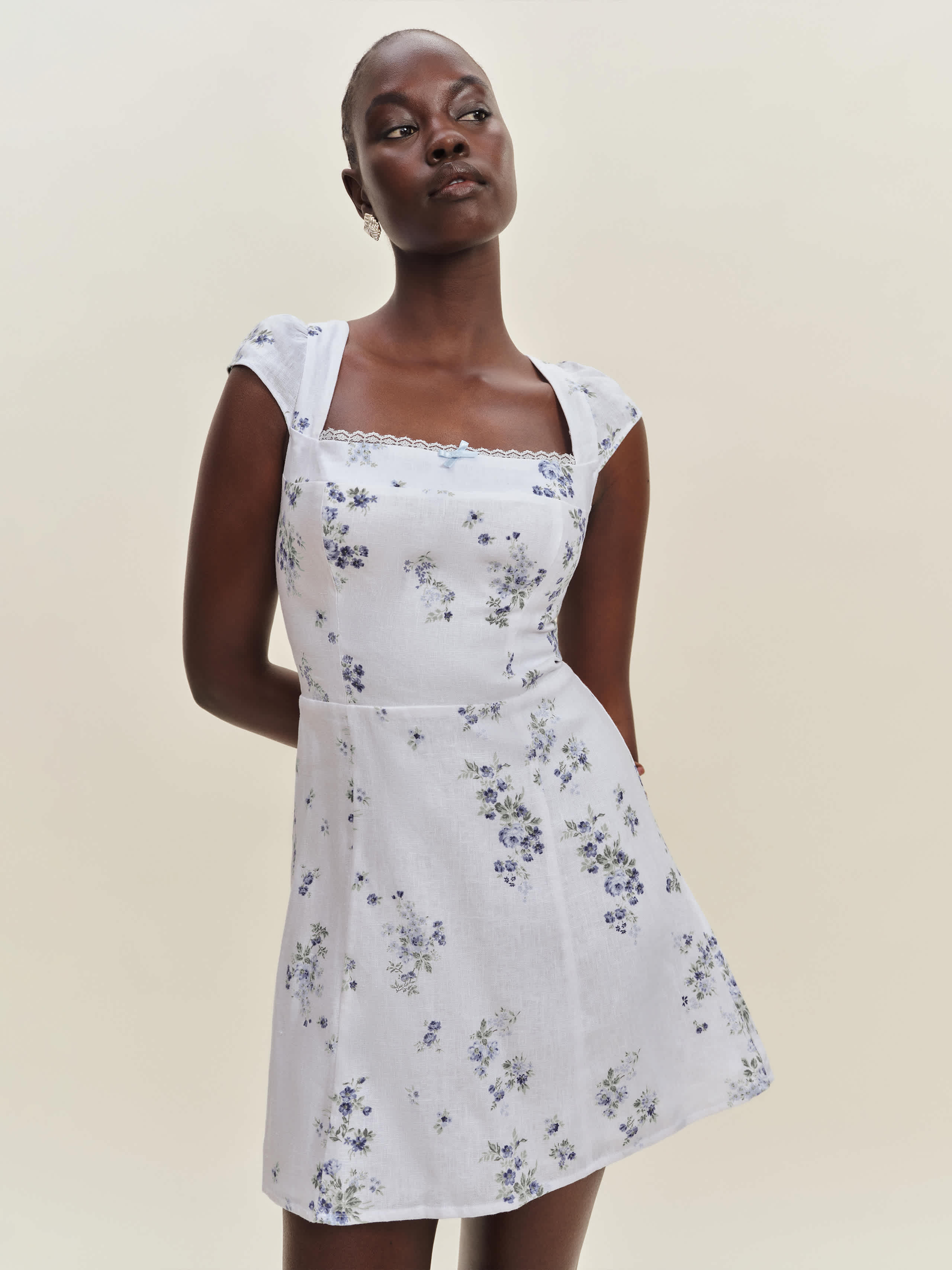 Reformation Loula Linen Dress