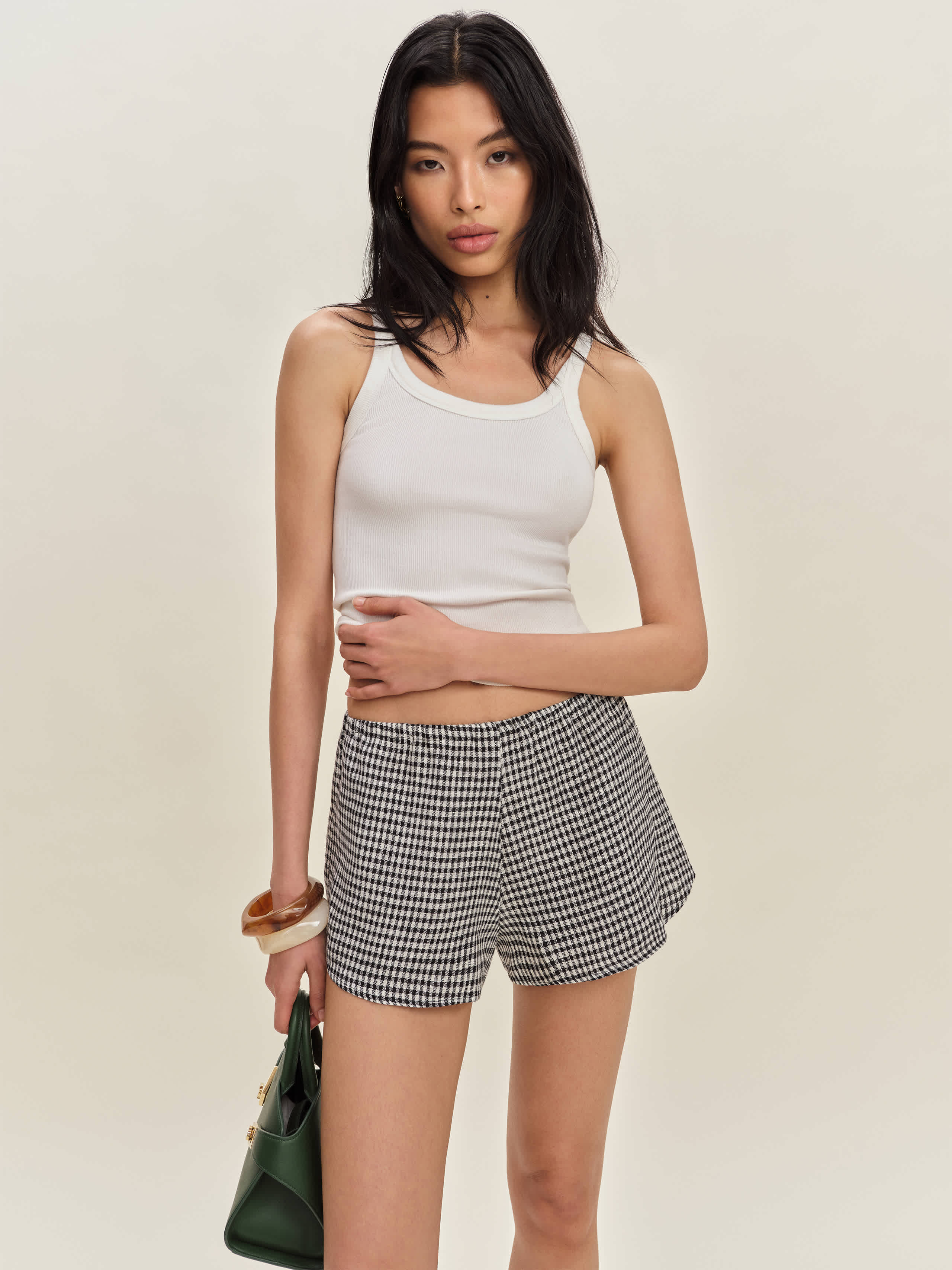 Reformation Tiffie Linen Short