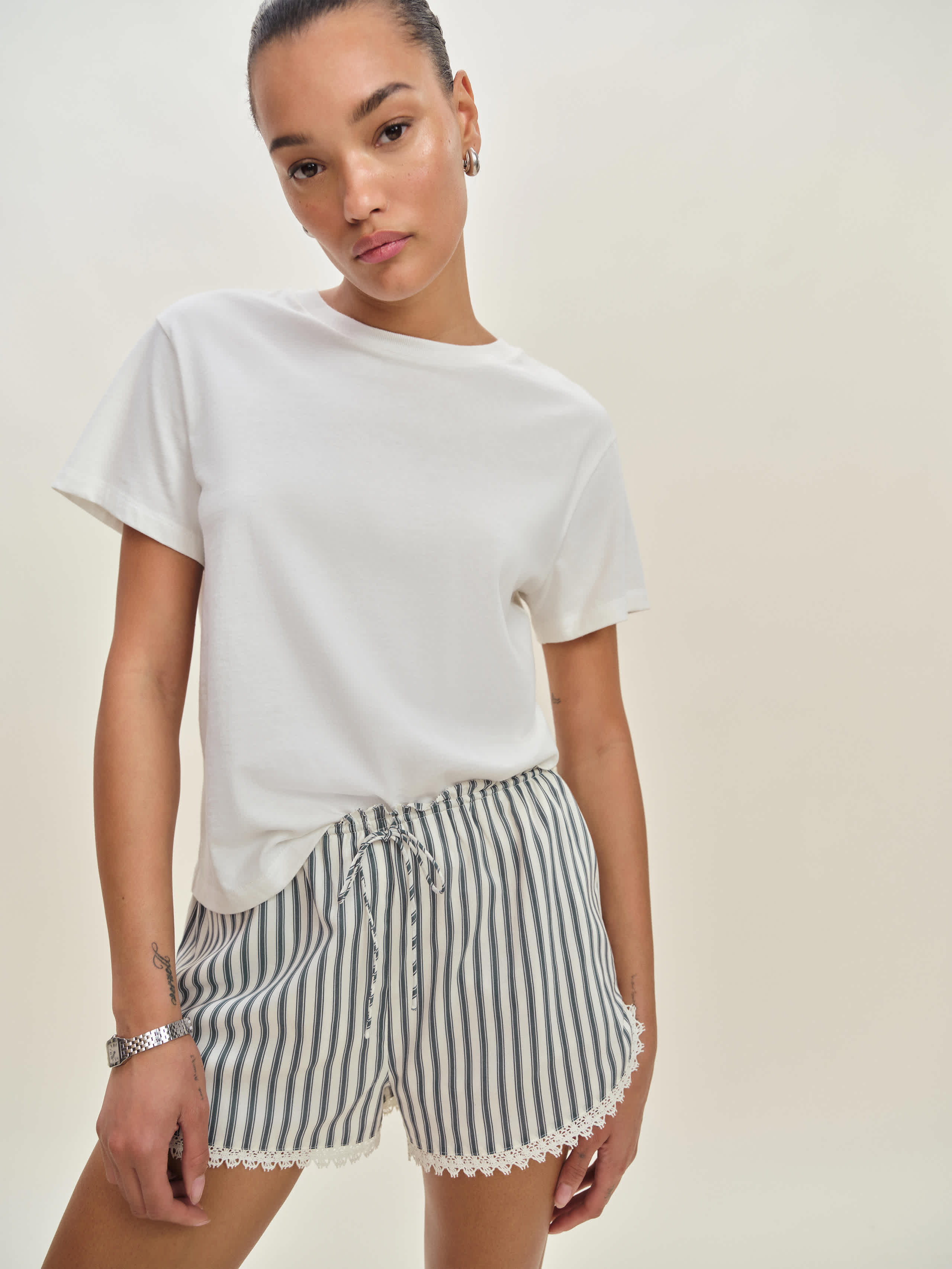 Reformation Short Toria In Bleu