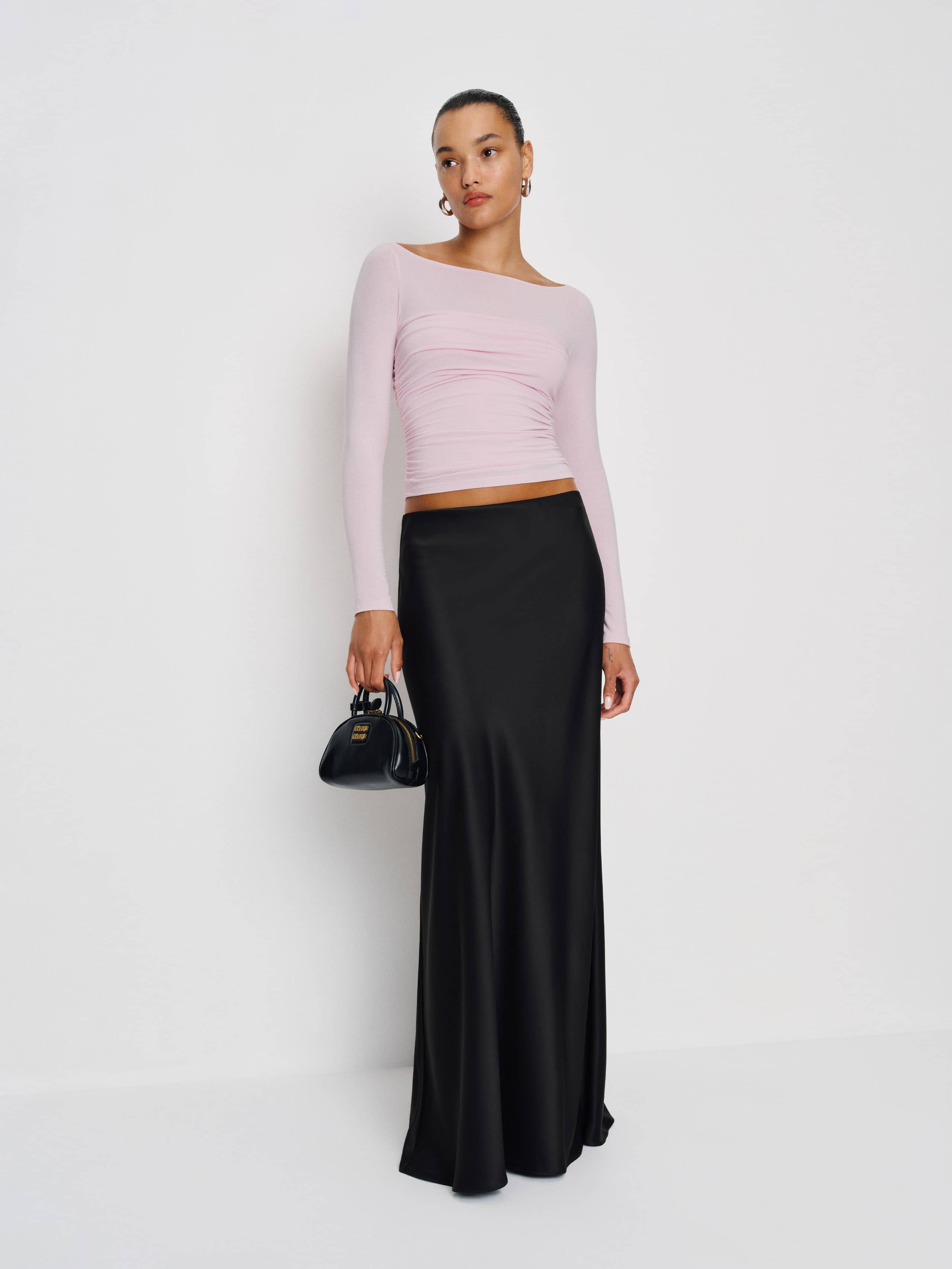 Reformation Julian Knit Top In Pink