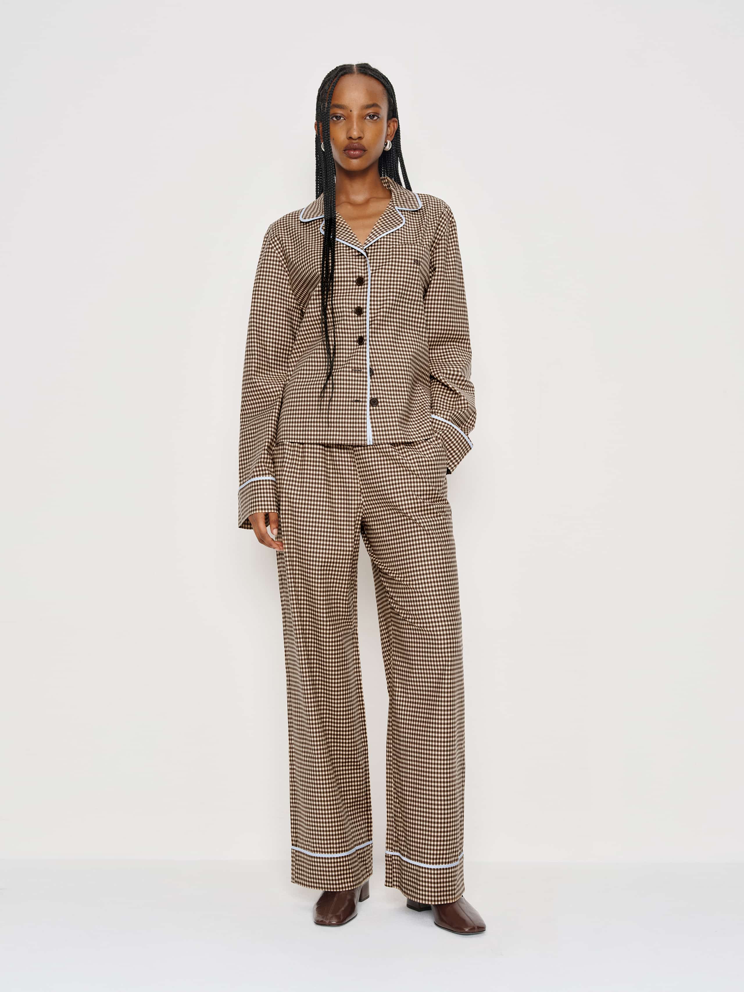 Reformation Coco Pajama Set In Multi
