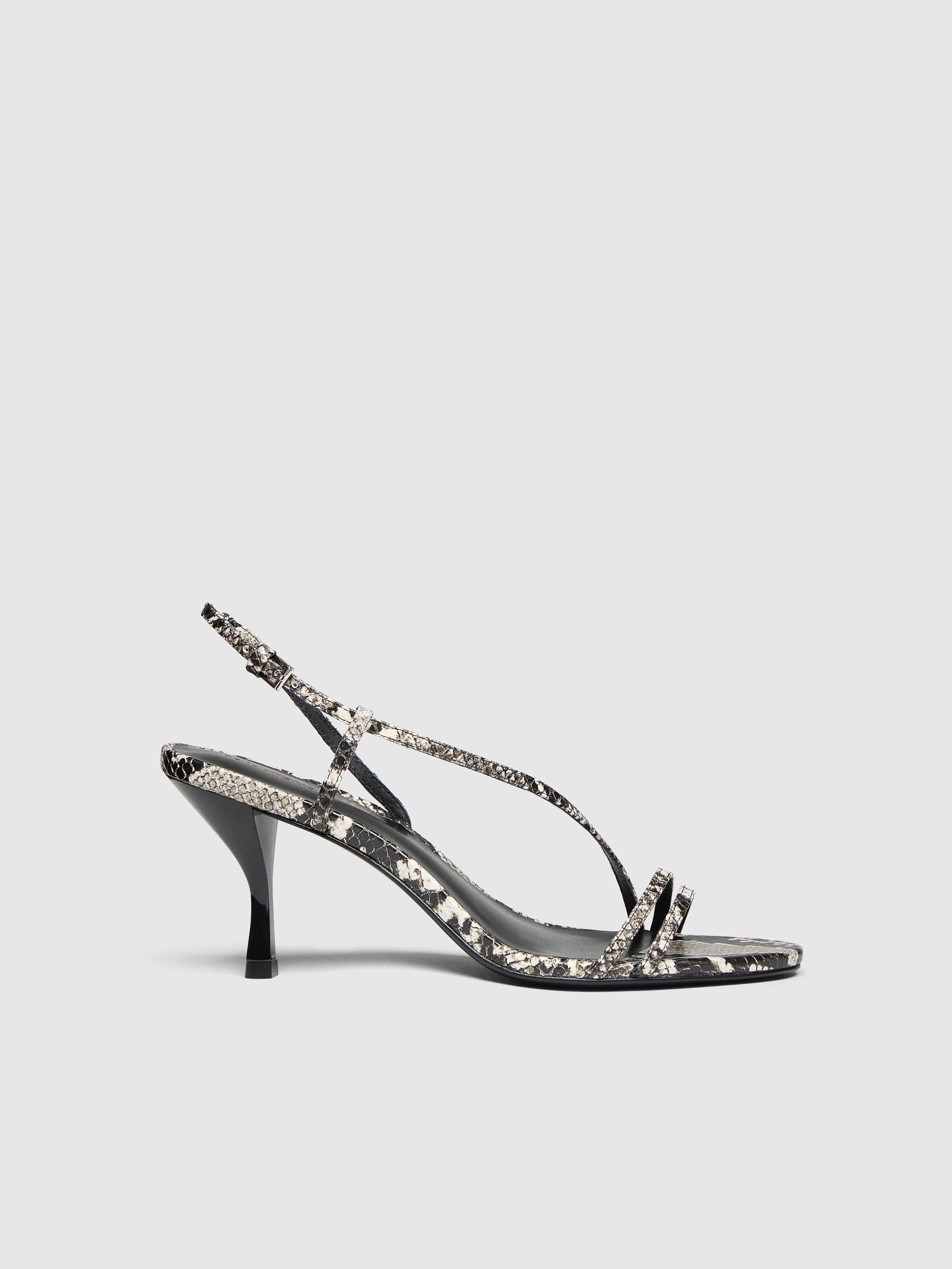 Reformation Petunia Heeled Sandal In Multi