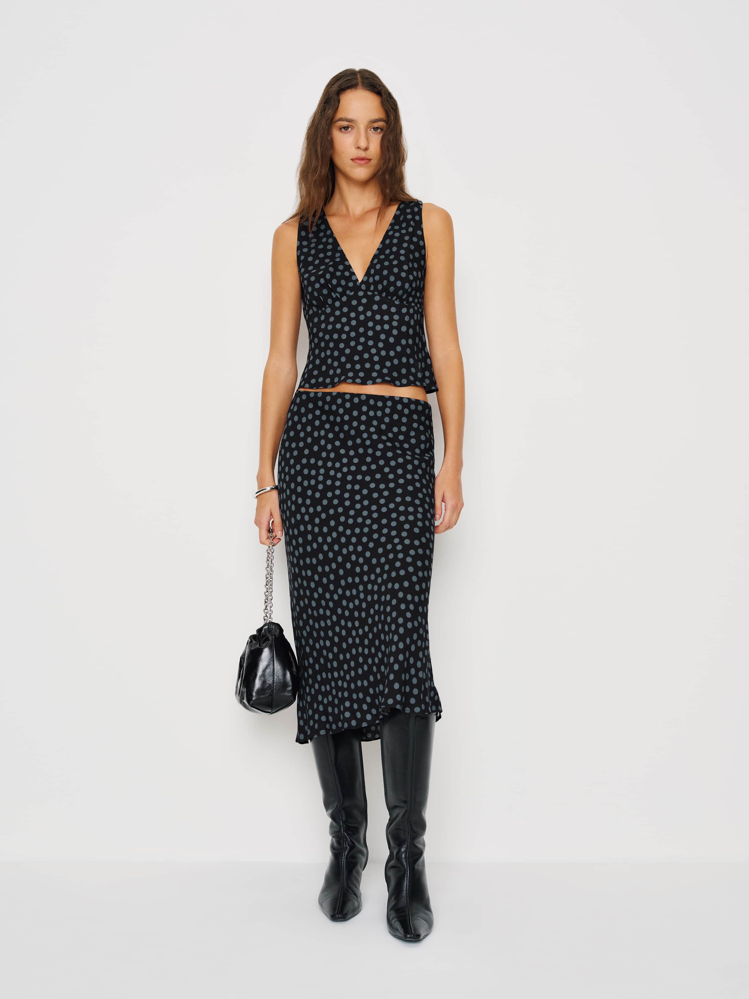 Reformation Ryan Two Piece In Black