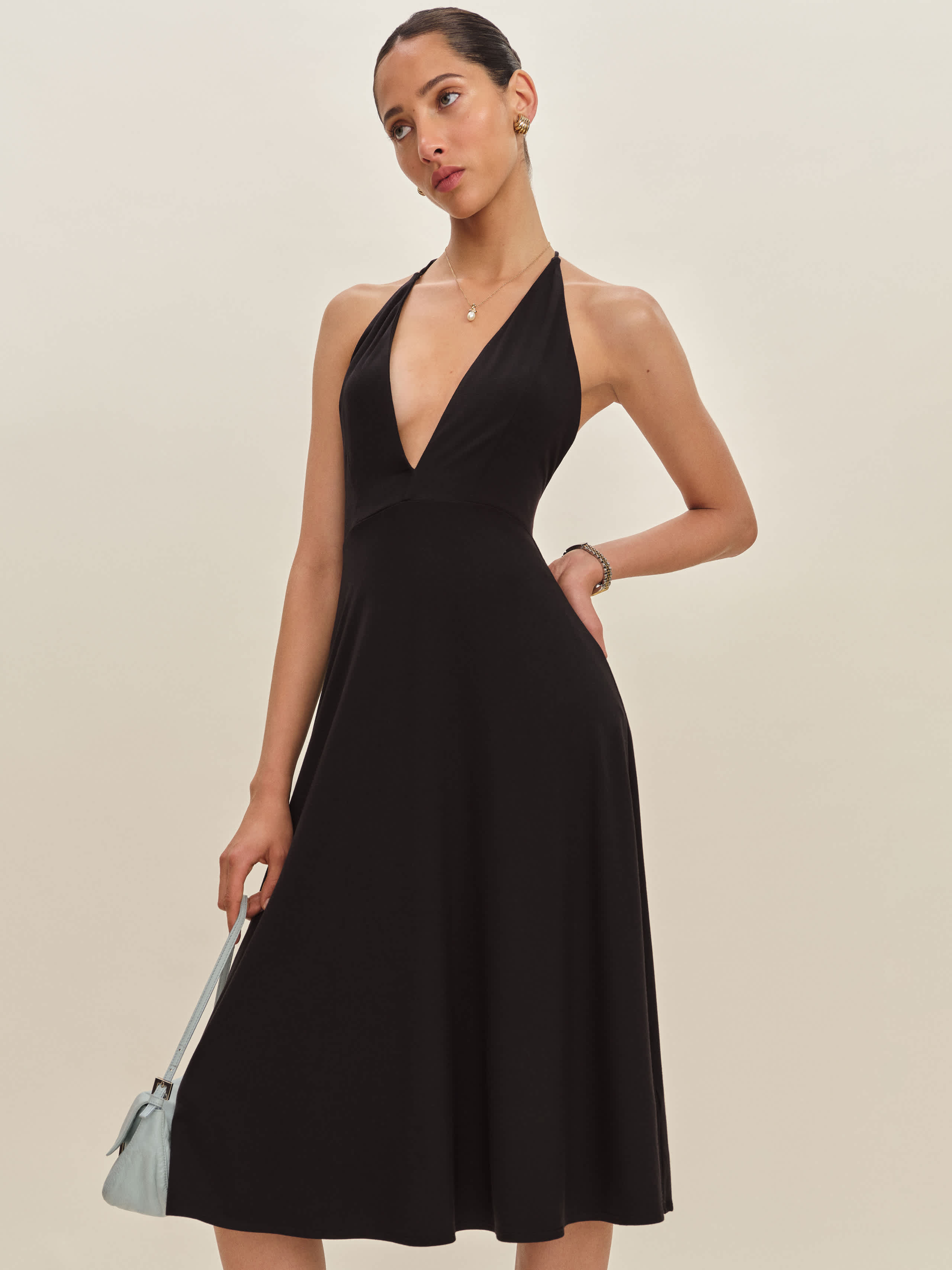 Reformation Robe En Maille Louie
