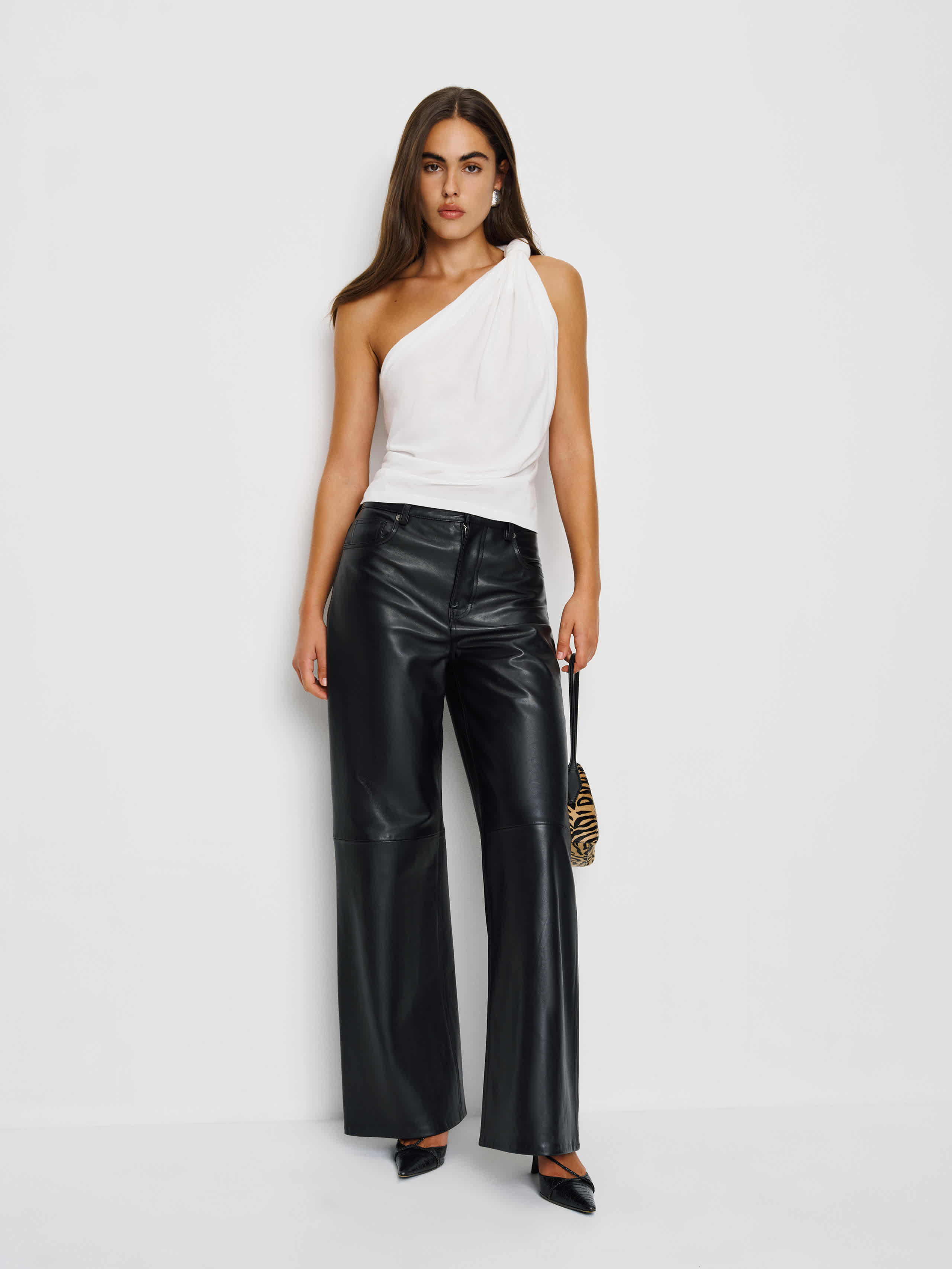 Reformation Harvey Knit Top In White
