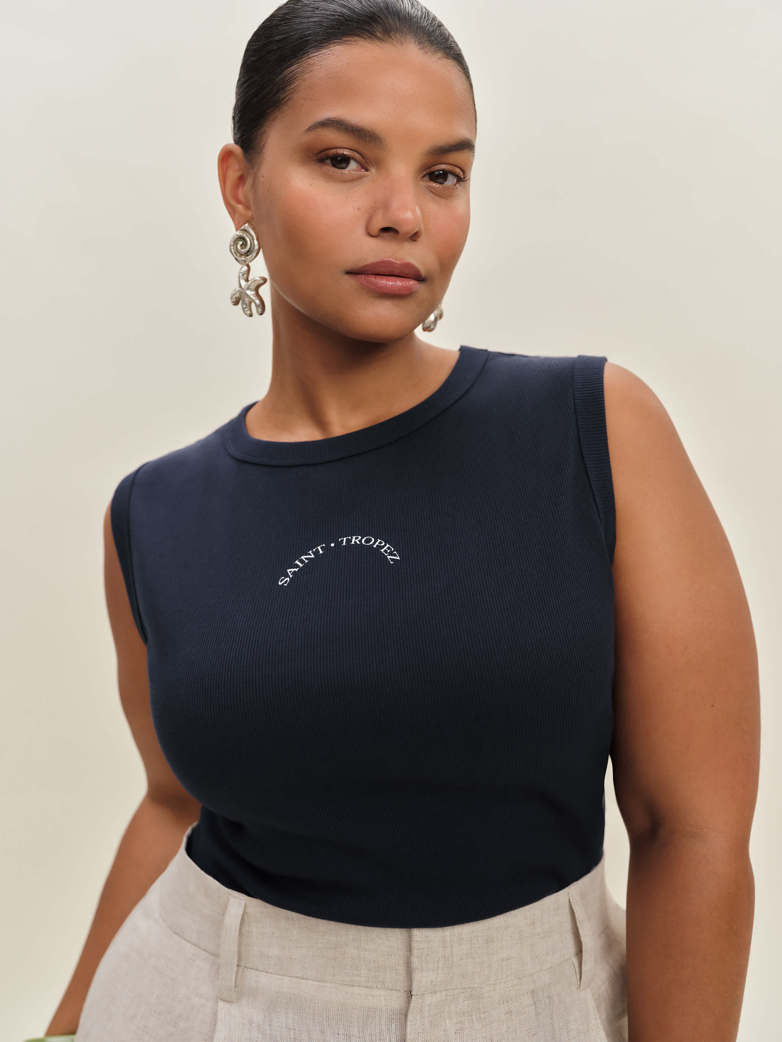 Reformation Hannah Knit Top Es