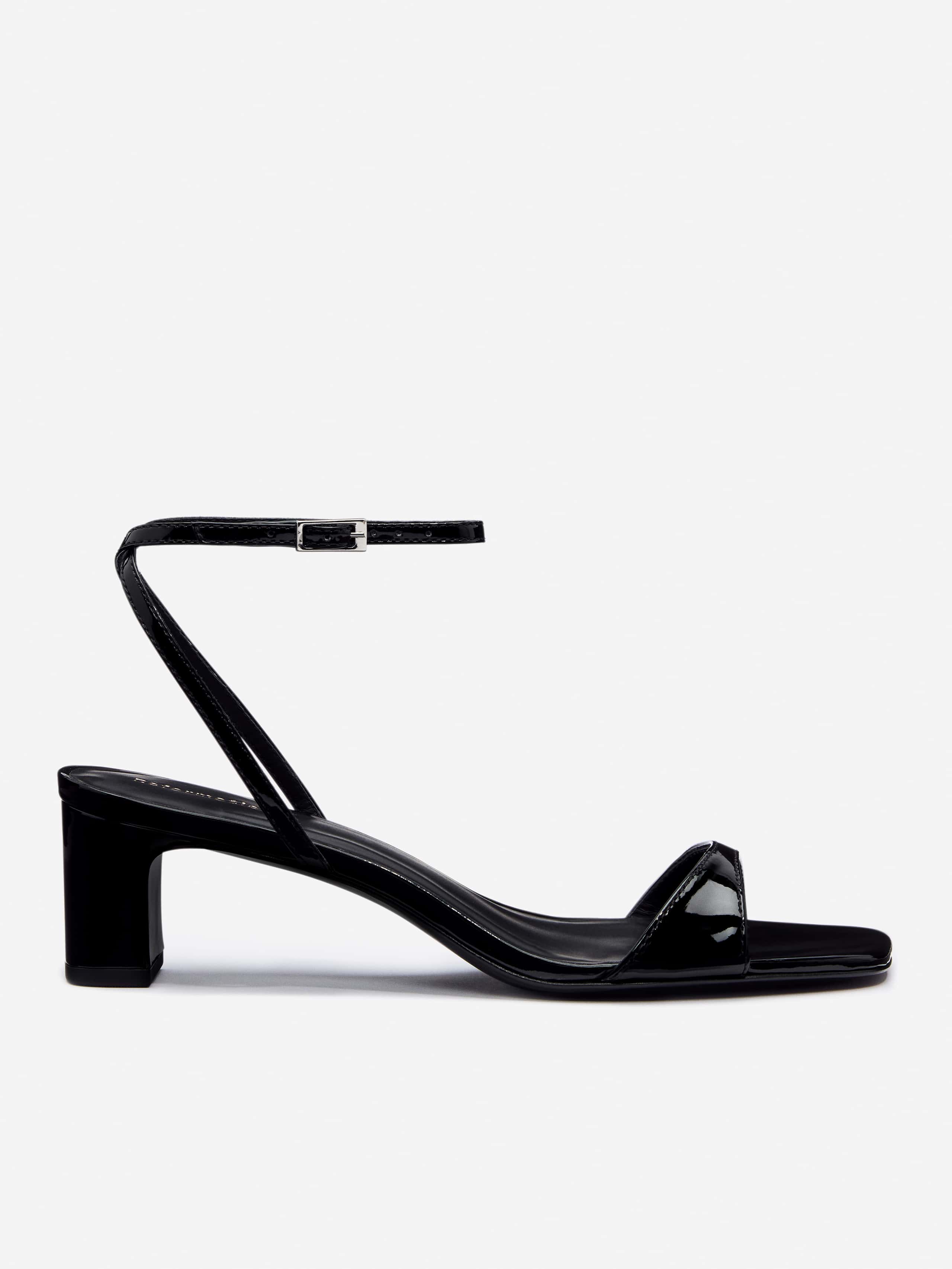 Reformation Sage Heeled Sandal In Black