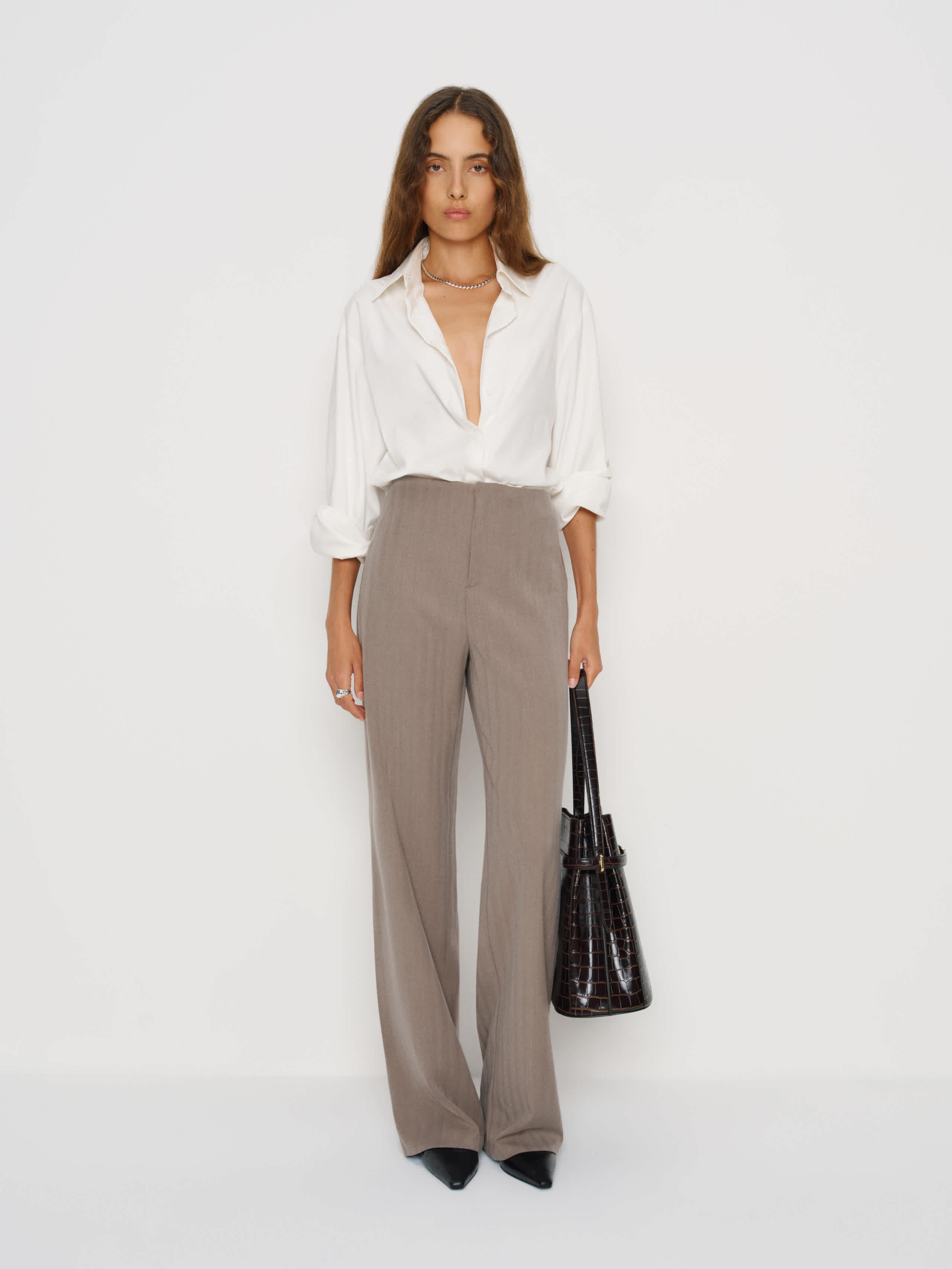 Reformation Vida High Rise Pant In Multi