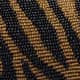 Bronze Black Zebra Beaded