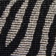 White Black Zebra Beaded