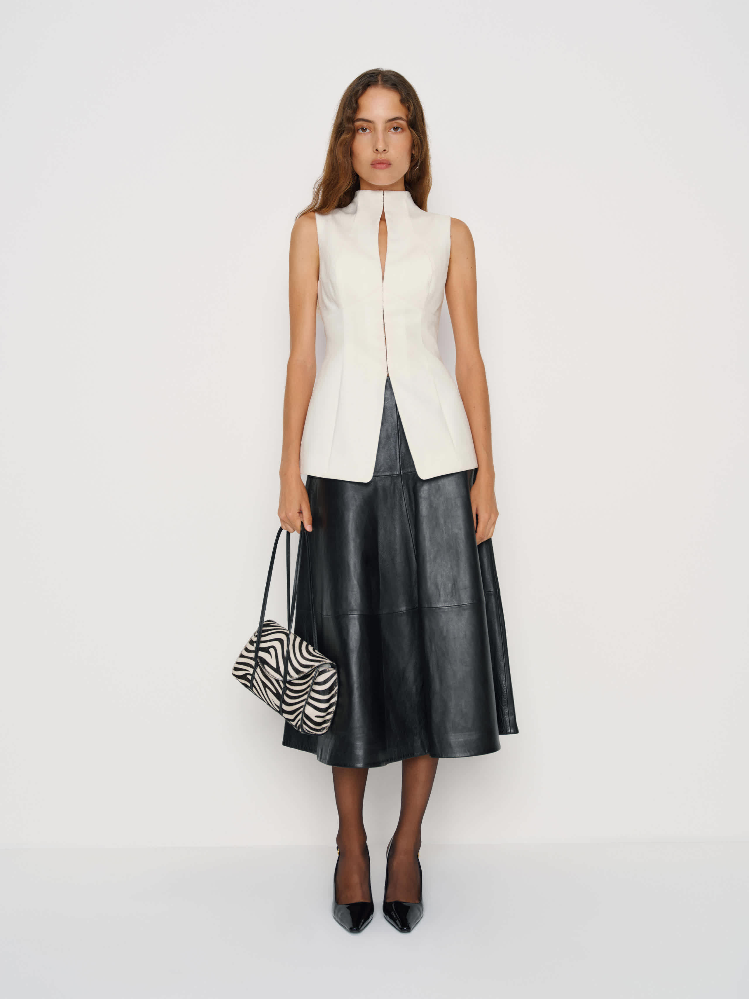 Reformation Esena Top In White