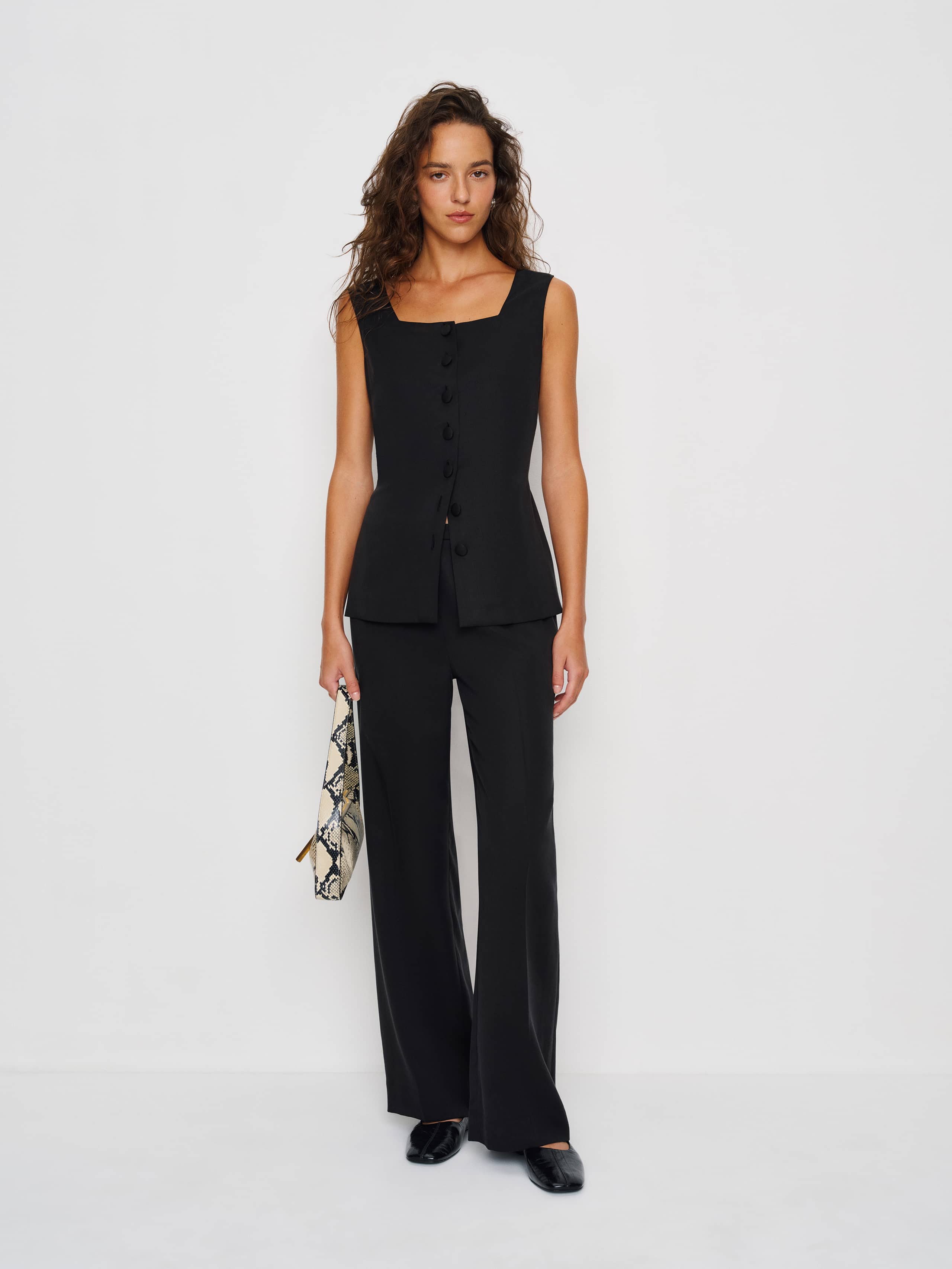 Reformation Maren Two Piece In Black