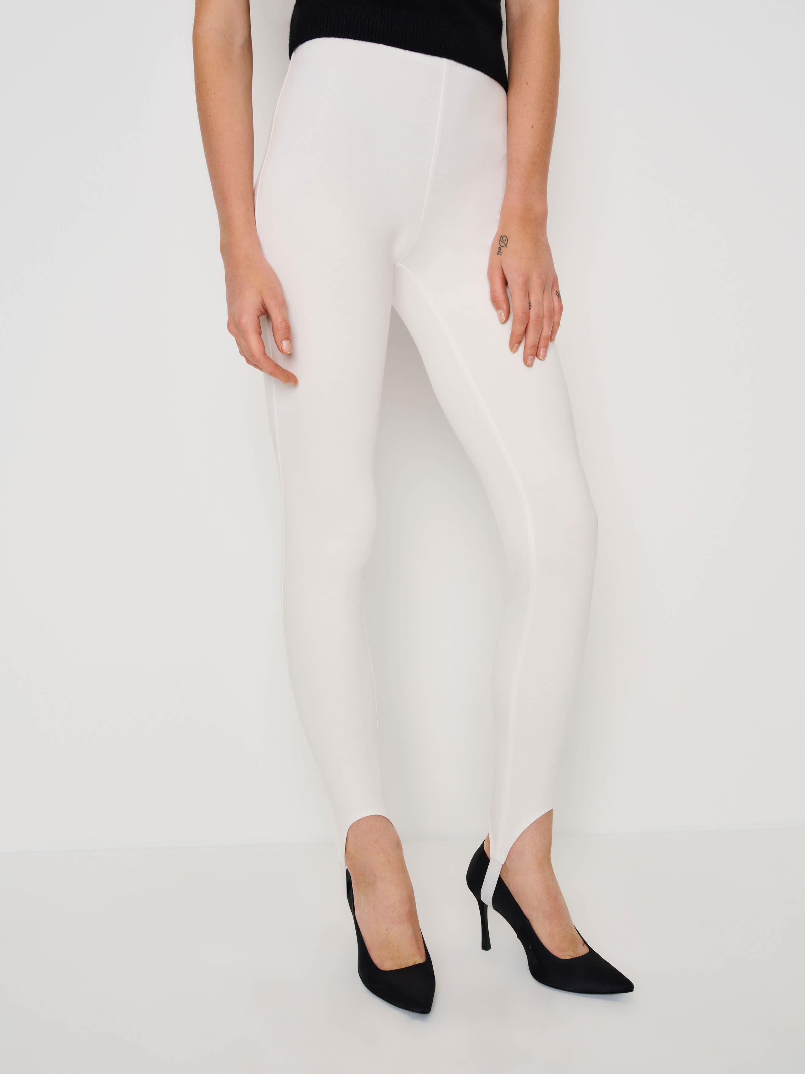 Reformation Needle Legging In White