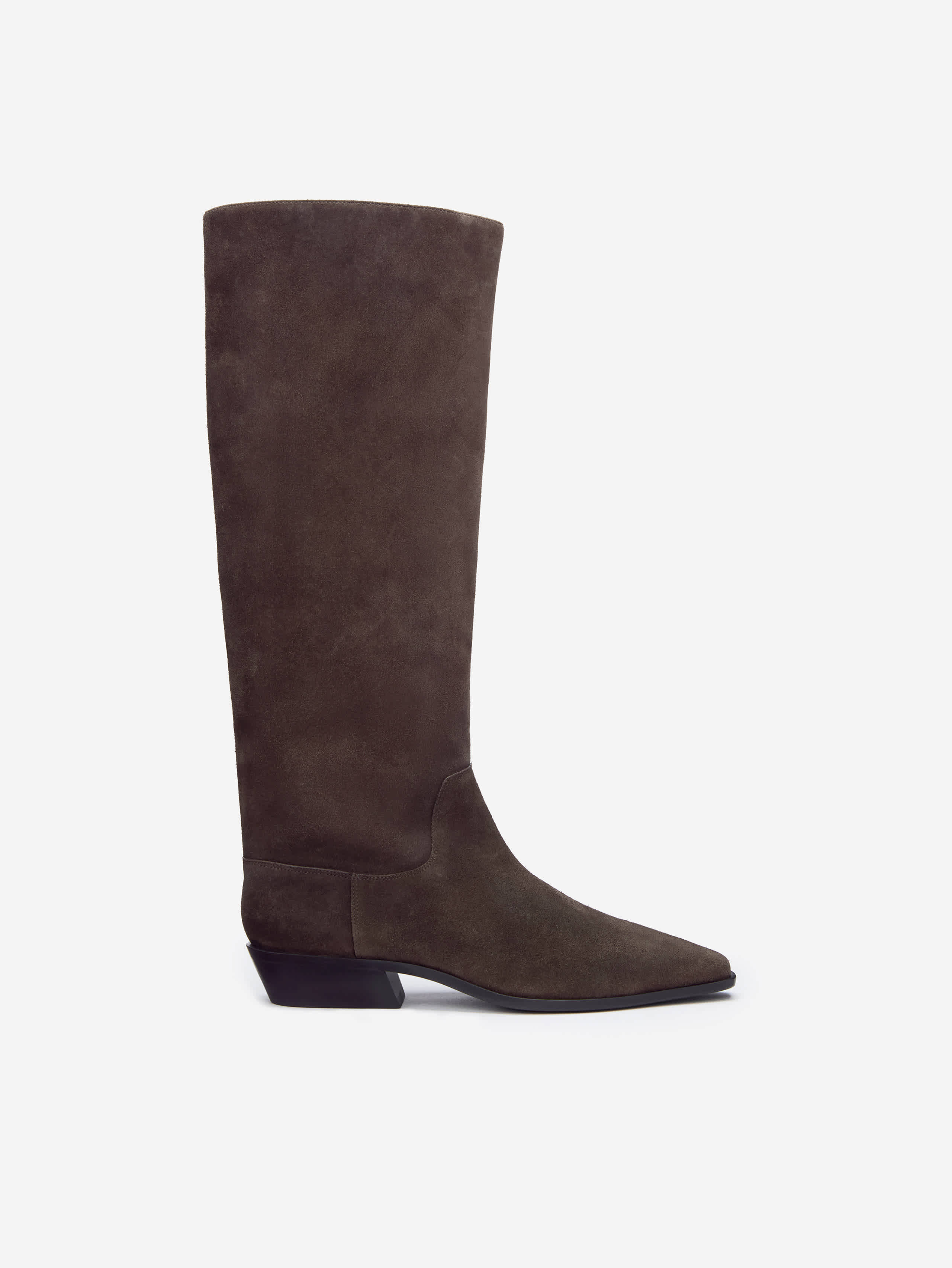 Reformation Dominique Knee Boot In Brown