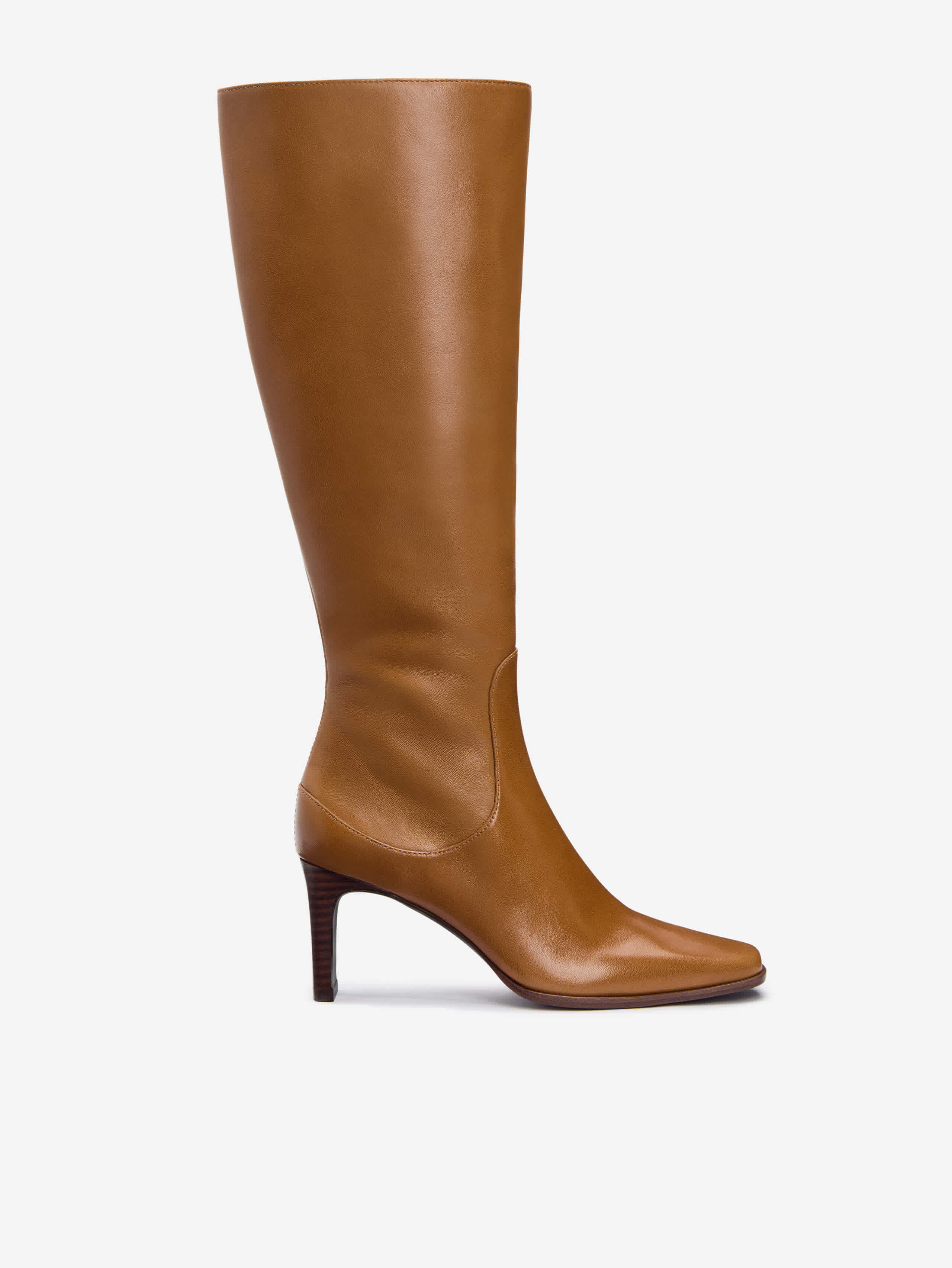 Reformation Claudette Knee Boot In Brown