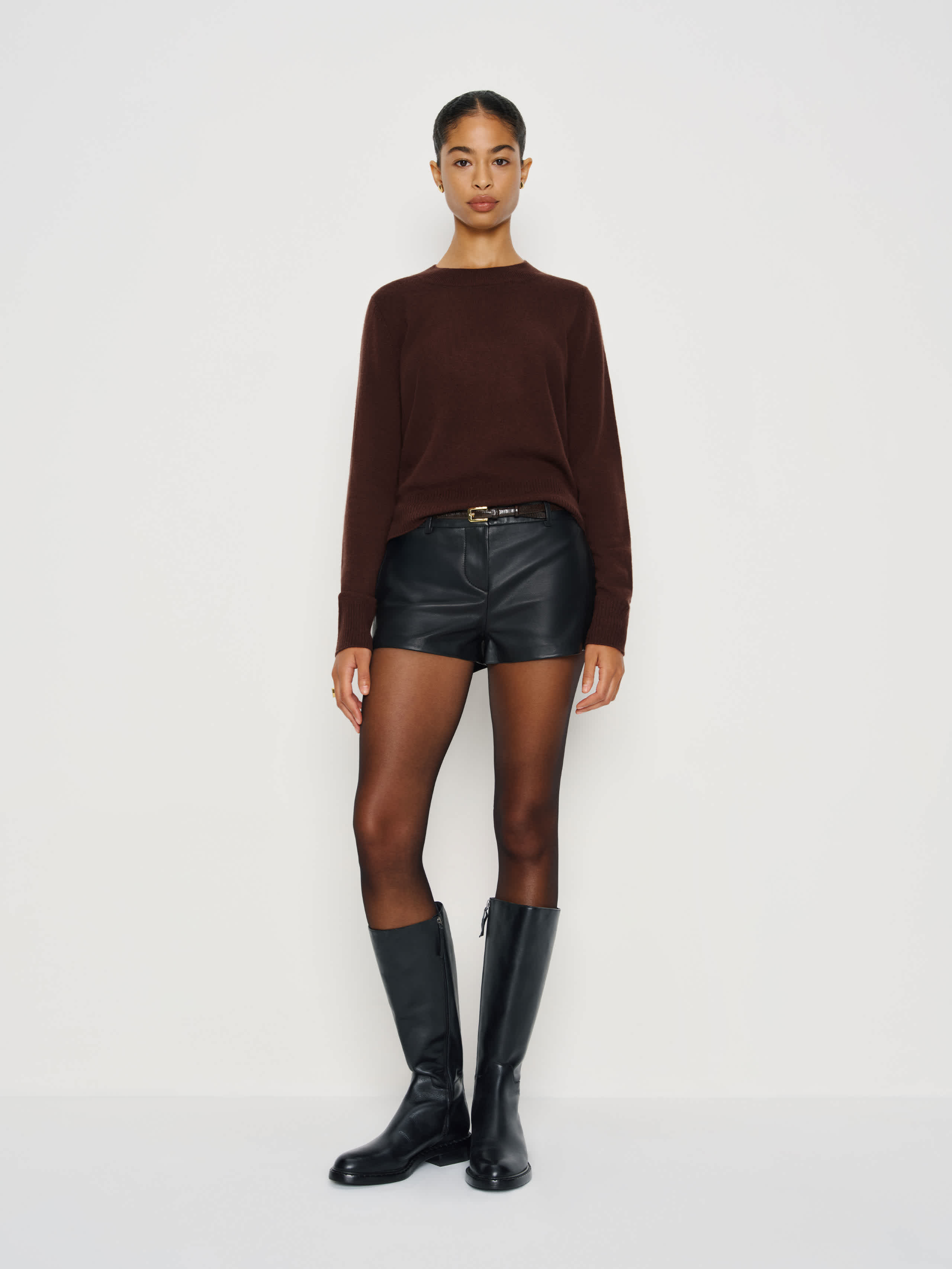 Reformation Nikki Cashmere Crew In Multi