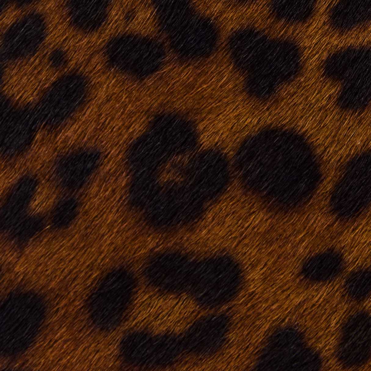 Cuir façon poulain léopard
