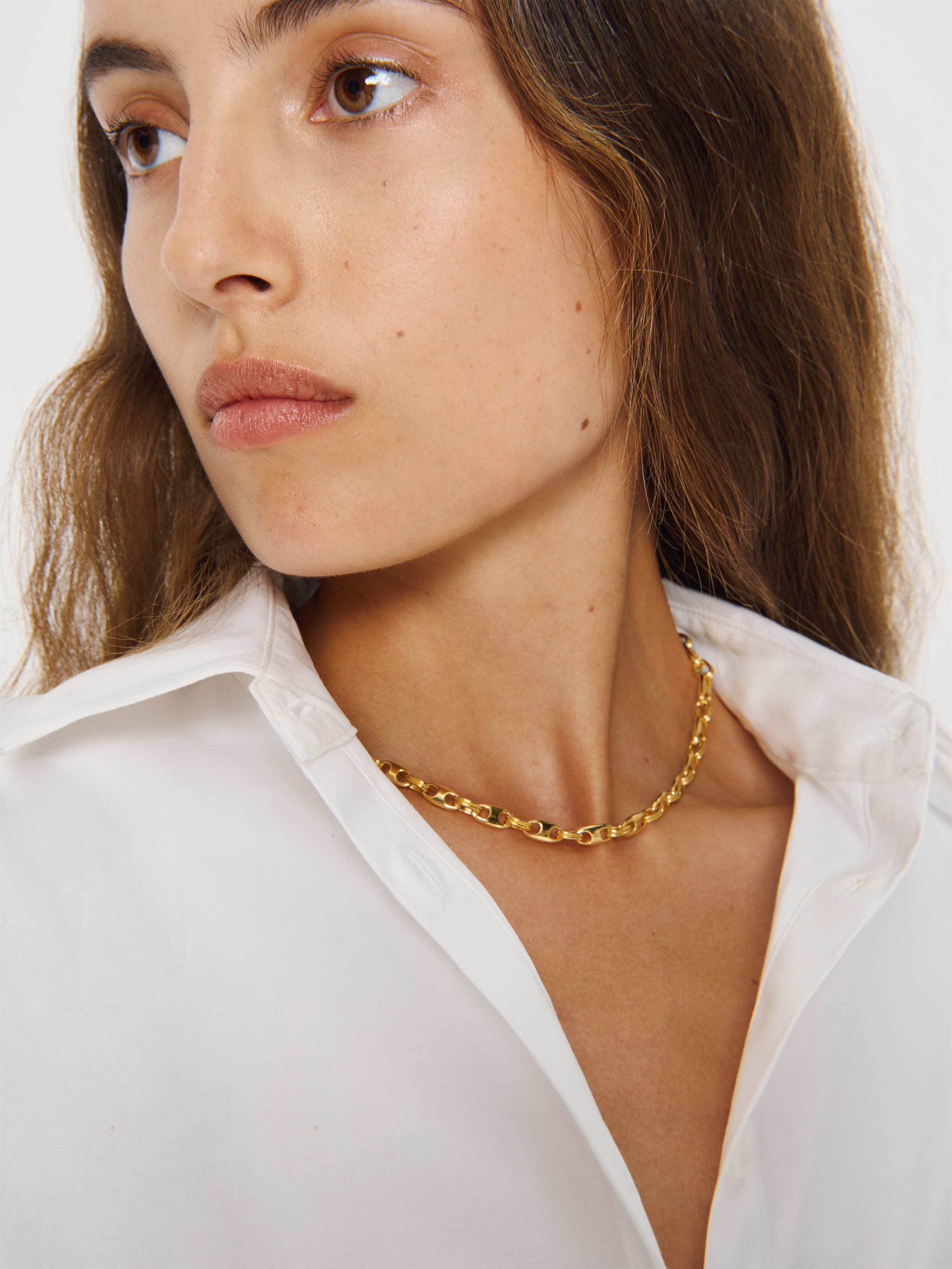 Reformation Mini Coco Necklace In Gold