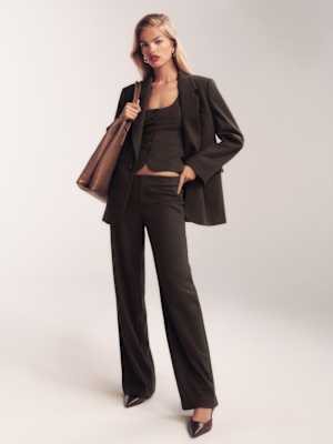 Pantalon à taille basse Vida