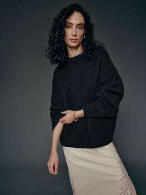 Pull oversize en laine régénérative Gwen