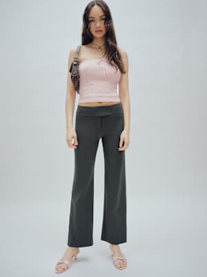 Pantalon court en maille Palmer