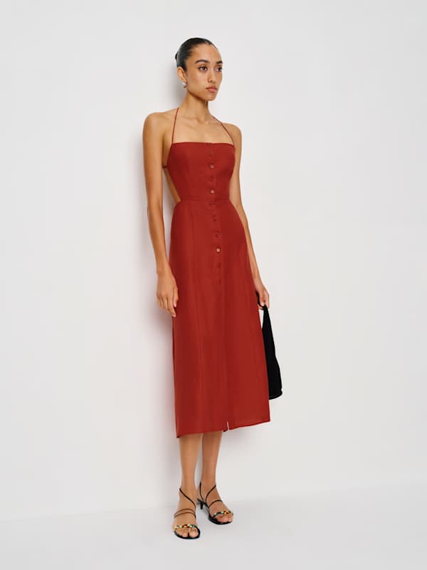 Manon Dress - Sundried Tomato