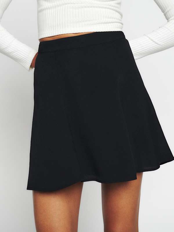 Flounce Skirt - Black