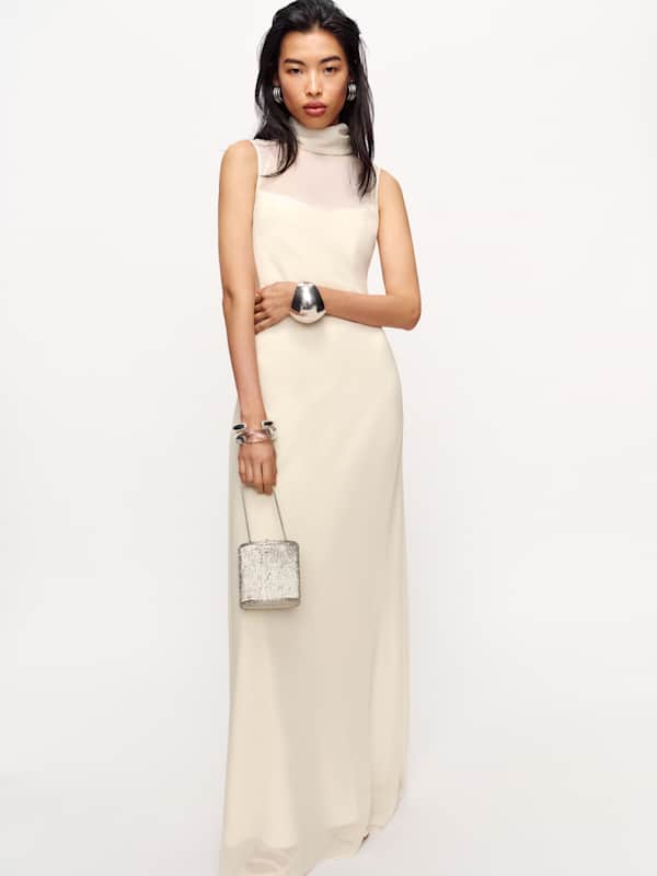 Greta Dress - Alabaster