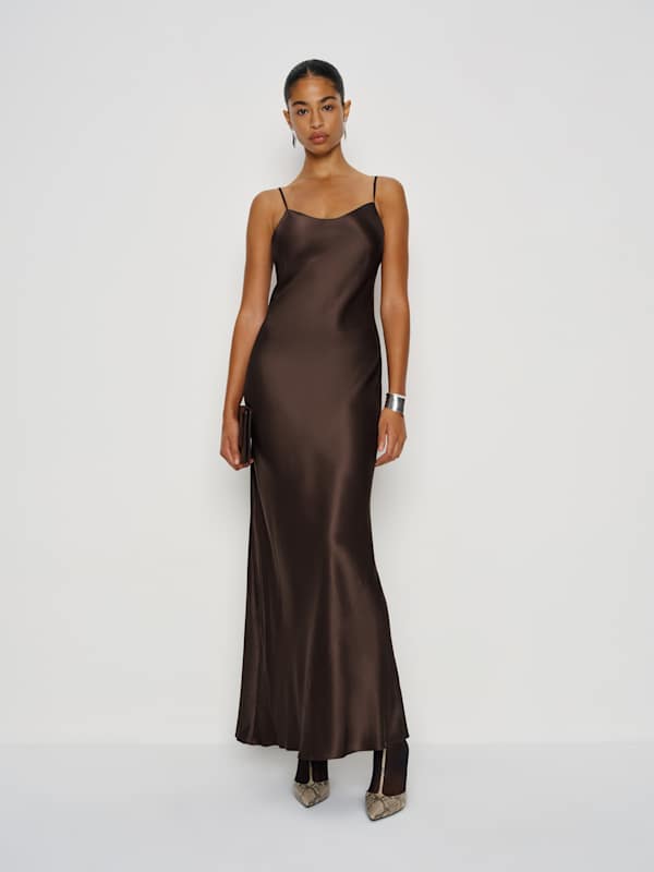 Robe en soie Parma - Haricot noir