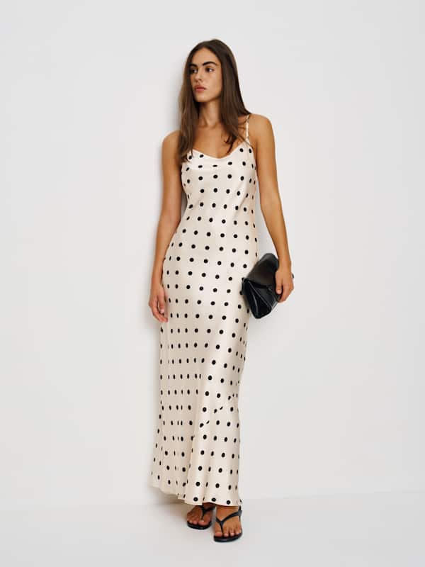 Robe en soie Parma - Sundae à pois