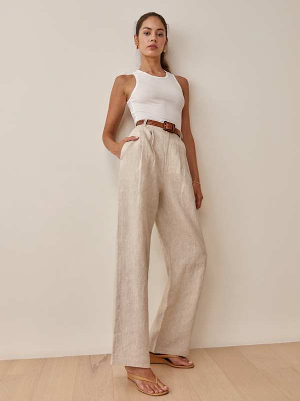 Petites Vesta Pant - Oatmeal