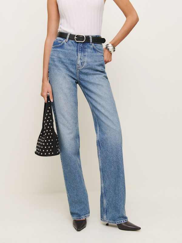 Wilder High Rise Wide Leg Jeans - Colorado