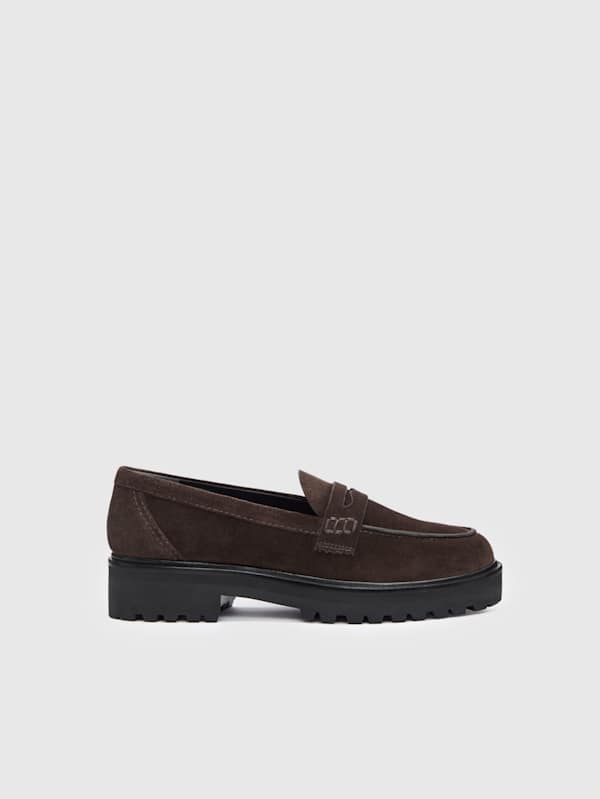 Agathea Chunky Loafer - Boss Suede