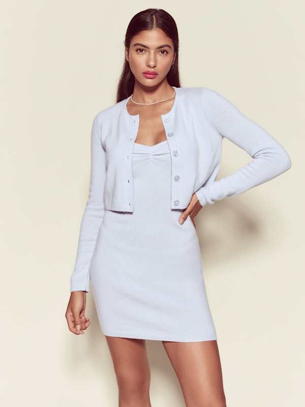 Isola Cashmere Set - Powder Blue