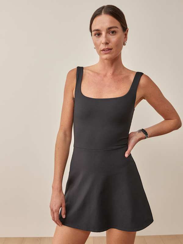Amy Ecostretch Active Dress - Black