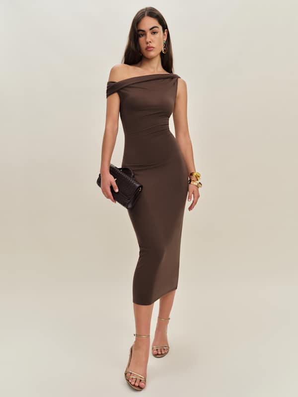 Jamen Knit Dress - Cafe